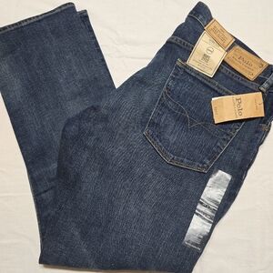 Ralph Lauren Polo Hampton Relaxed Straight Jeans Mens 35x30 NWT